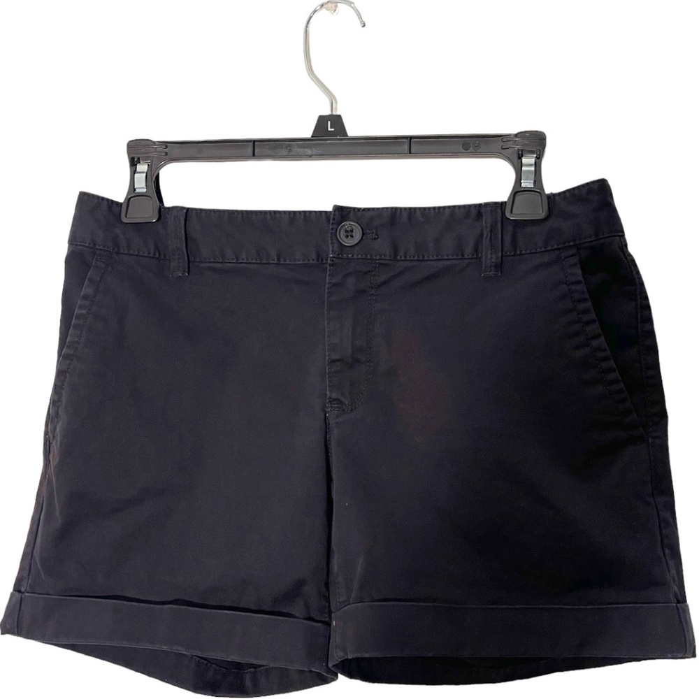 🌹2 for $20🌹 Banana Republic Cotton Black City Chino Shorts. Size 0